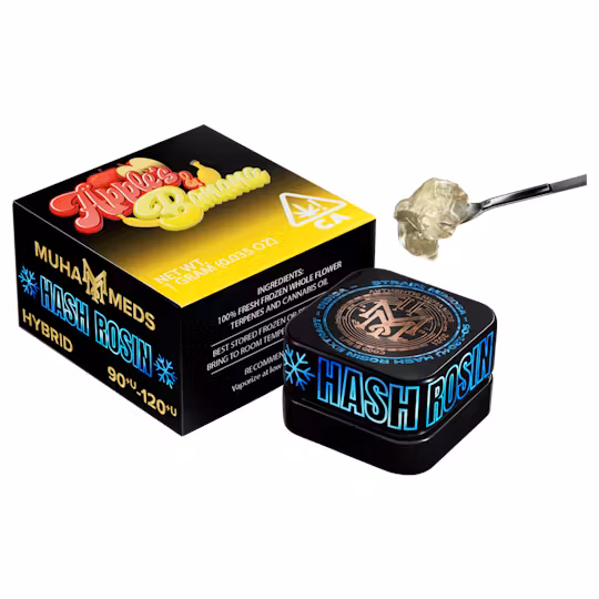 Muha Meds Apples and Banana Hash Rosin