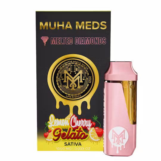 Muha Meds Lemon Cherry Gelato Melted Diamonds Disposable