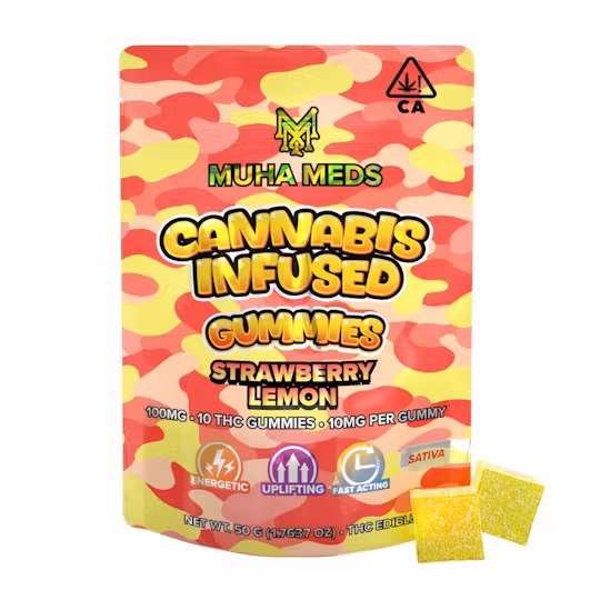 Strawberry Lemon Cannabis Infused Gummies